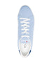 low-top perforated sneakers